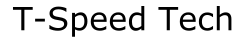T-Speed Technology Text Logo